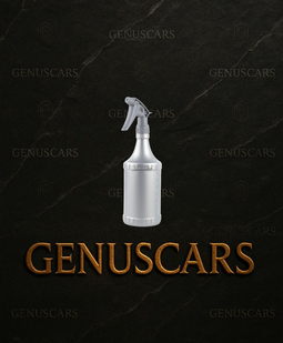 Sprayer With Bottle 900ML – Sprayer 900Ml Set on GenusCars Branded Marble Background