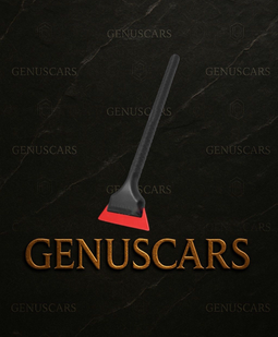 Long Handle Window Tint Squeegee Medium – Window Tint Squeegee on GenusCars Branded Marble Background