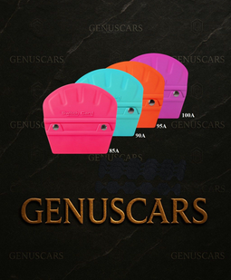 Switch Card Set with Buffers Curved Shape – Curved Shape Squeegee Set on GenusCars Branded Marble Background