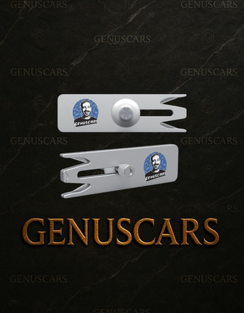 Genus blade – precision cutting tool on GenusCars Branded Marble Background
