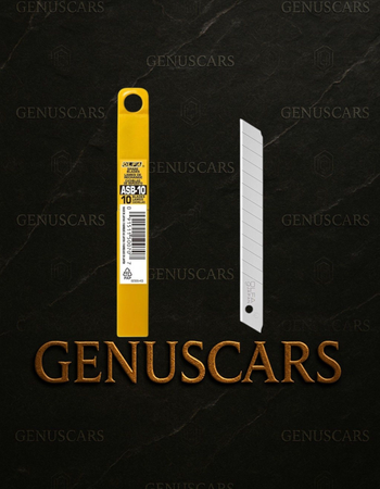 OLFA Sticker Blade – Steel Blades on GenusCars Branded Marble Background