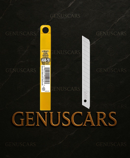 OLFA Sticker Blade – Steel Blades on GenusCars Branded Marble Background